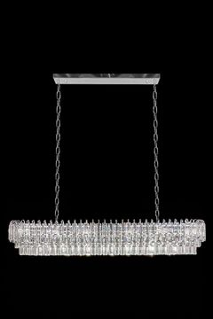 Подвесная люстра 21*Е14 LE9017/1200L CH хром Catherine Leon