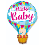 Шар Фольгированный Шар воздушный голубой (Голубой)