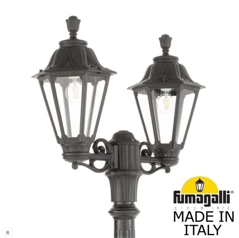 Садово-парковый фонарь FUMAGALLI ARTU BISSO/RUT 2L E26.158.S20.AXF1R