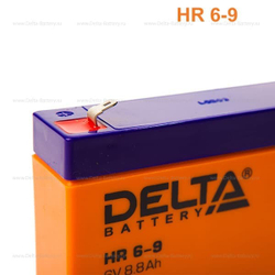 Аккумуляторная батарея Delta HR 6-9 (634W) (6V / 9Ah)