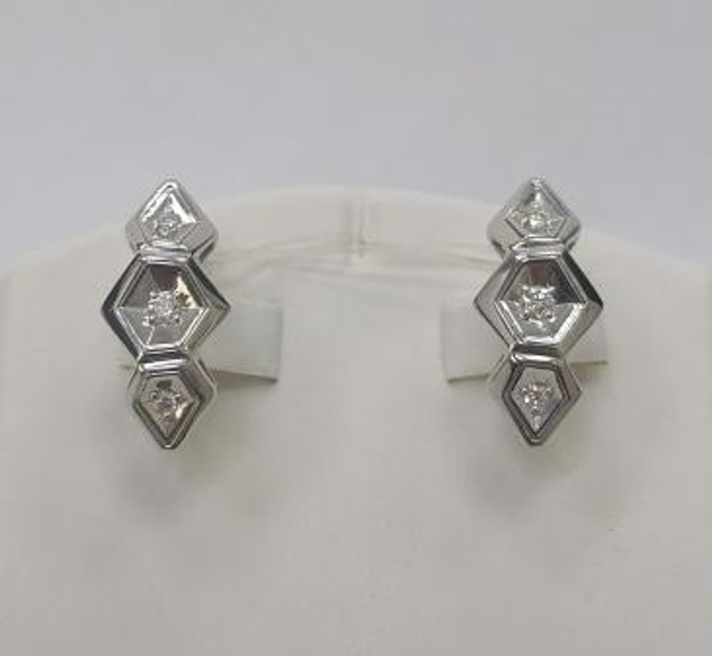 Серьги из золота с бриллиантами