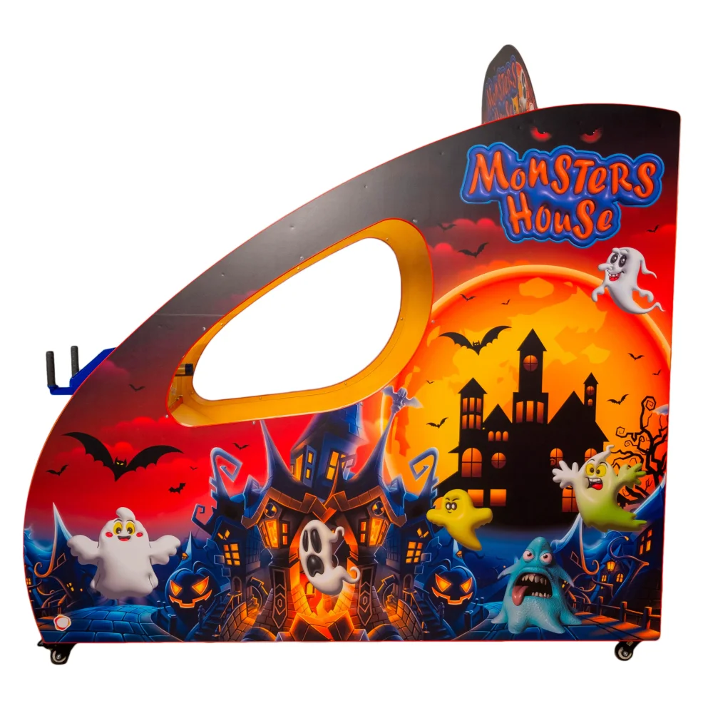 Развлекательный аркадный аппарат «Пневмотир Monsters House»