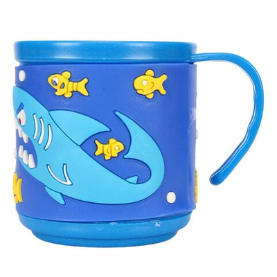 Кружка детская 8,5 см 10х8 см материал PVC, 6 видов микс, с-30948