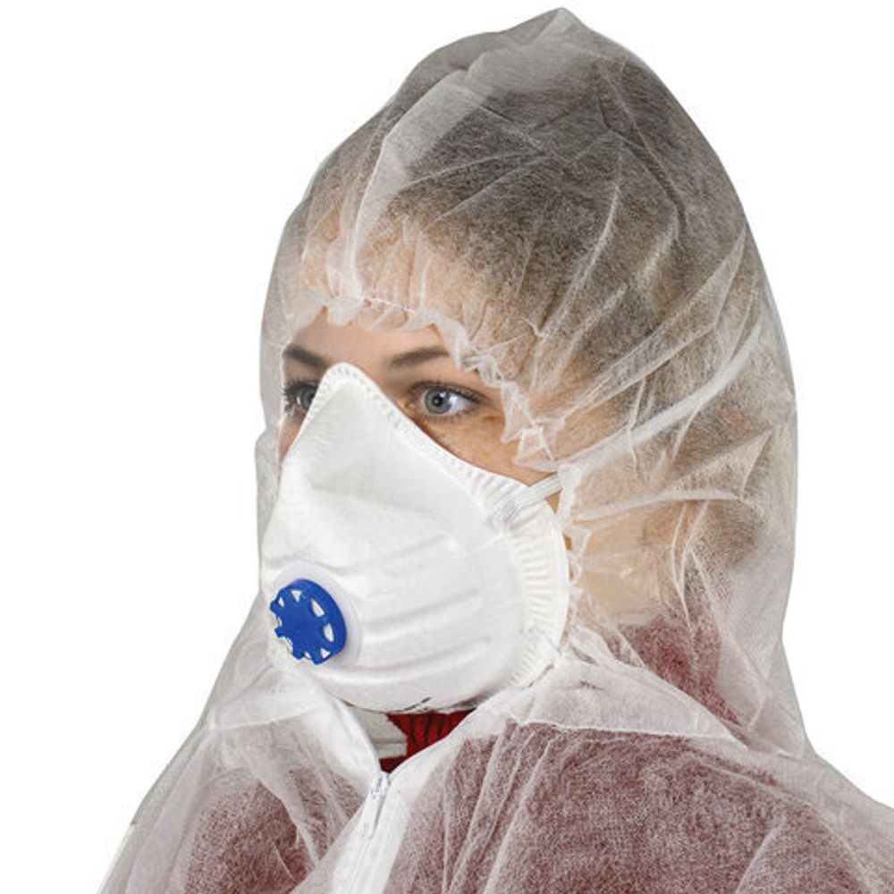 Комбинезон одноразовый с капюшоном Каспер-классик, плотность 30 г/м2, материал спанбонд, размер XXXL