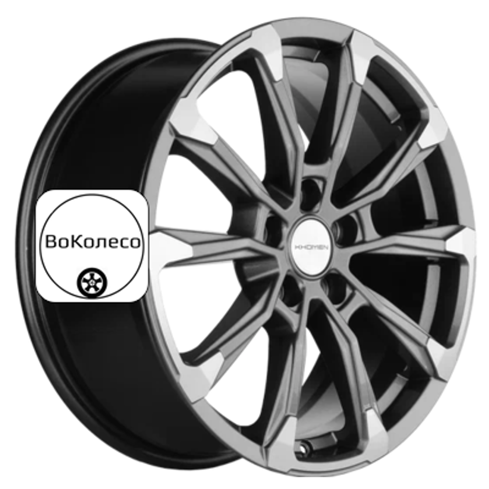 7,5x18/5x114,3 ET45 D67,1 KHW1808 (Xceed/CX-3/5) Gray-FP Khomen Wheels