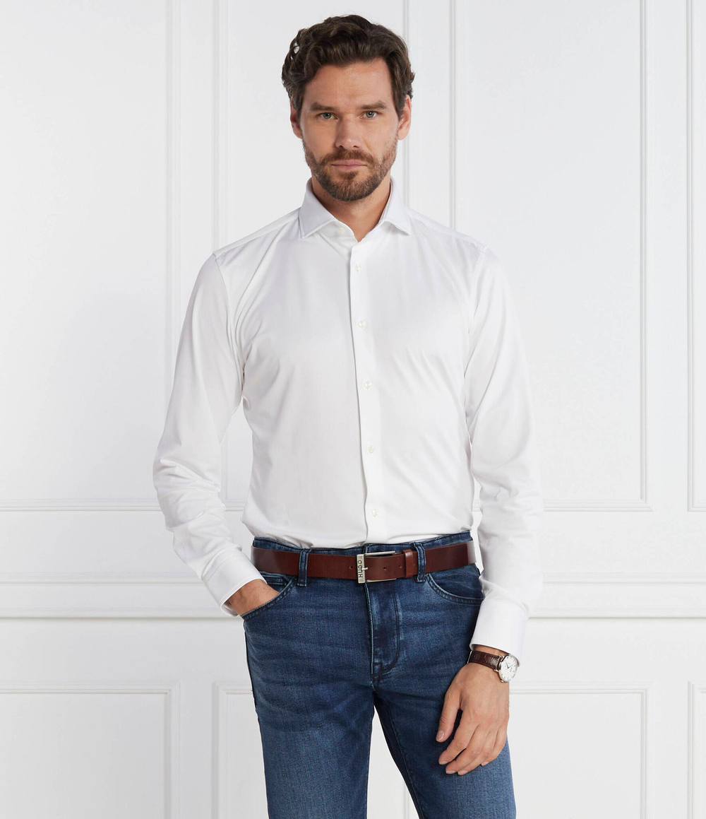 Рубашка P HANK spread BOSS BLACK - белый(50503533)