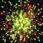 Батарея салютов Русский Фейерверк Крендель Р7281, 25 залпов