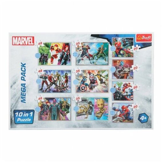 Puzzle &quot;10in1&quot; - Marvel Heroes&quot; 90374