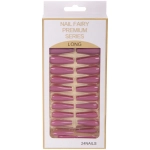 Ногти накладные на клеевых пластинах 24шт «ТЫПРЕКРАСНА!», цвет темно - лиловый, длина 3см