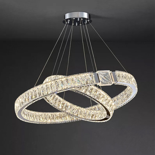 Люстра D8010P/2R/D800+600 silver