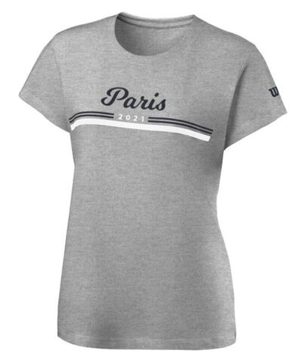 Женская теннисная футболка Wilson Paris Tech Tee W