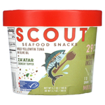 Scout, Seafood Snacks, дикий желтоперый тунец в оливковом масле и хрустящий топпер Za'Atar, 145 г (5,1 унции)