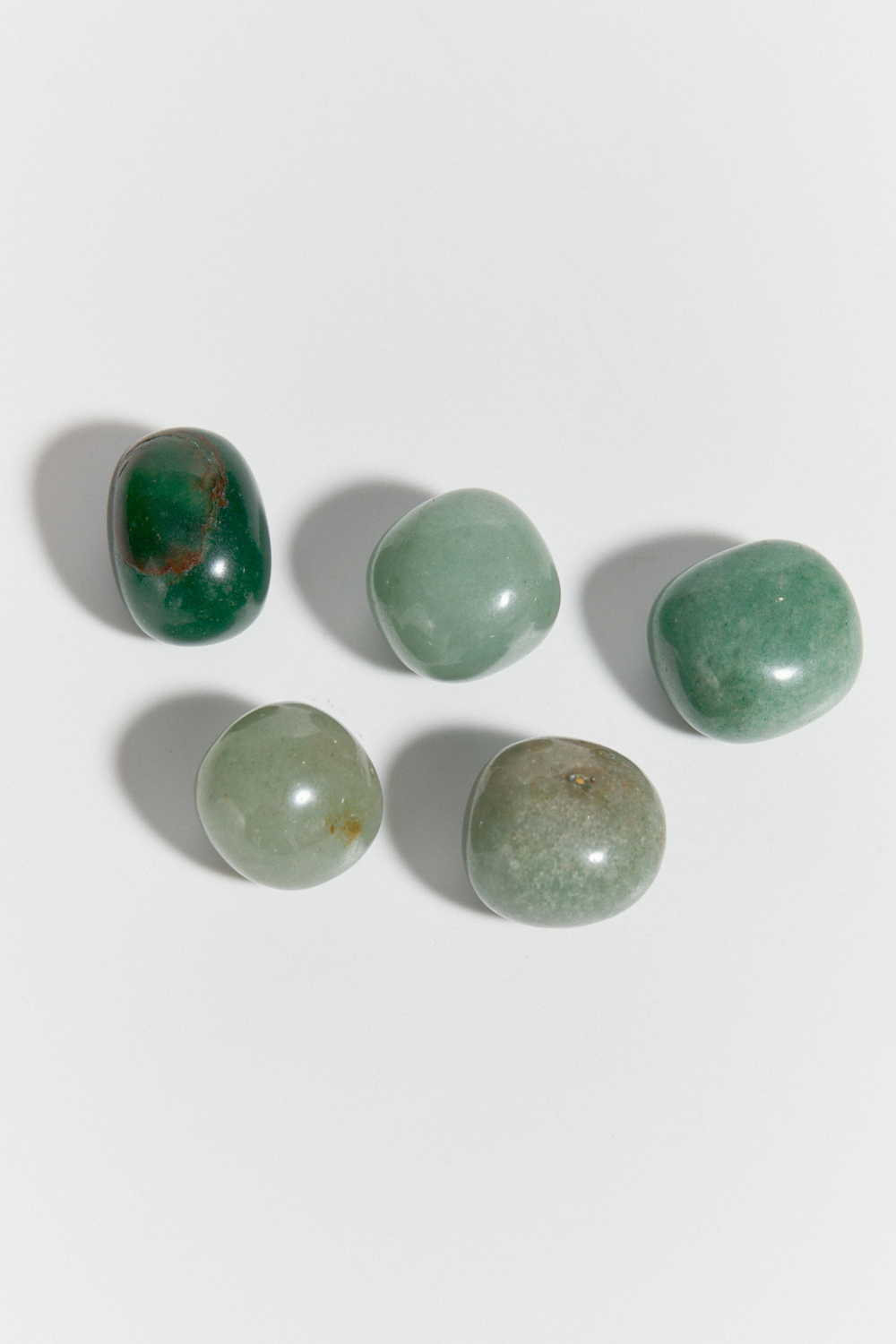 Зелёный авантюрин галтовка