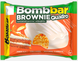 Bombbar Brownie Quadro Пирожное (50 гр.)