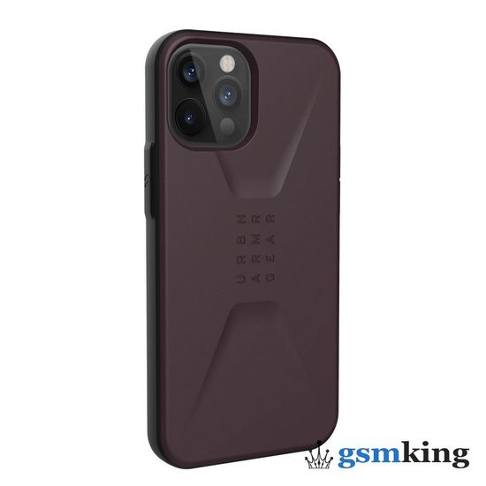 UAG Civilian Series Case for Apple iPhone 12/12 Pro Eggplant (Баклажановый)11235D115555