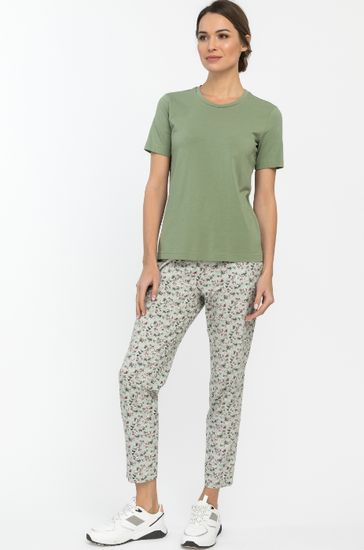 Брюки женские укороченные Лори B0260-F72 оливковые