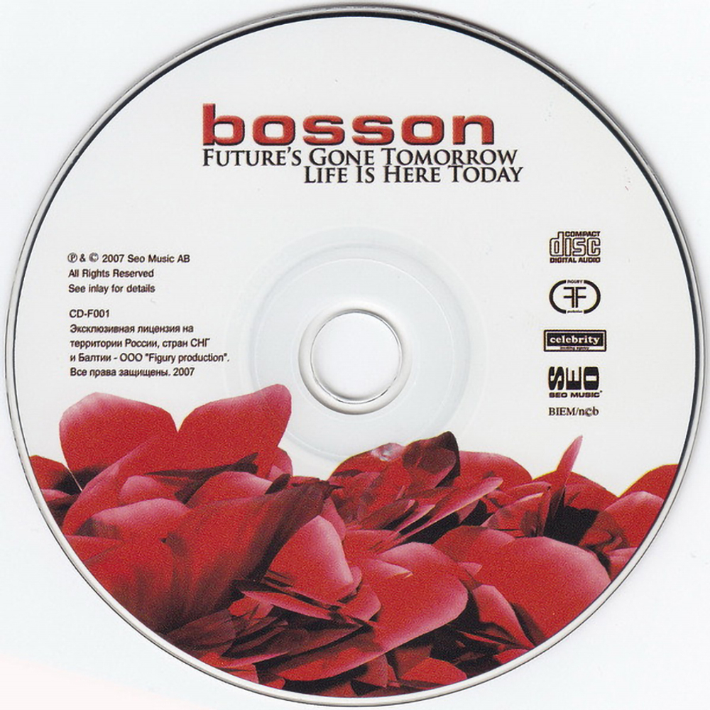 Bosson / Future's Gone Tomorrow - Life Is Here Today (RU)(CD)