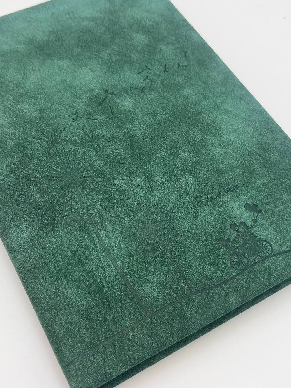 Блокнот 135 л. В5 25*17,5 см лин. зеленый одуванчик  (7670-1)