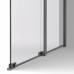 Душевая перегородка Vincea Walk-In VSW-1WSL120CLGM 120 профиль вороненая сталь/стекло прозрачное
