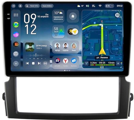 Магнитола для KIA Sorento 1 2006-2011 - Teyes CC4-PRO монитор 9.5" 2K QLED на Android 13, Snapdragon 778G, AI, CarPlay, DSP, 4G SIM-слот