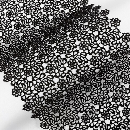 Гипюр "Gamma" , 200 мм, цв.черный