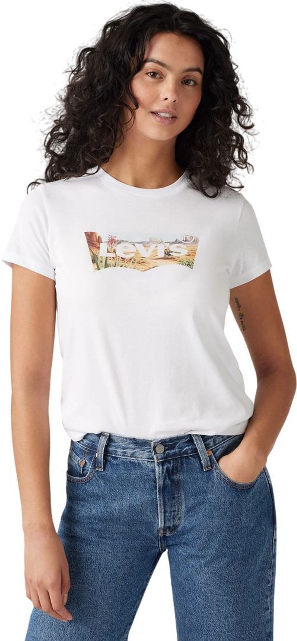 Футболка Levis THE PERFECT TEE WHITES blue