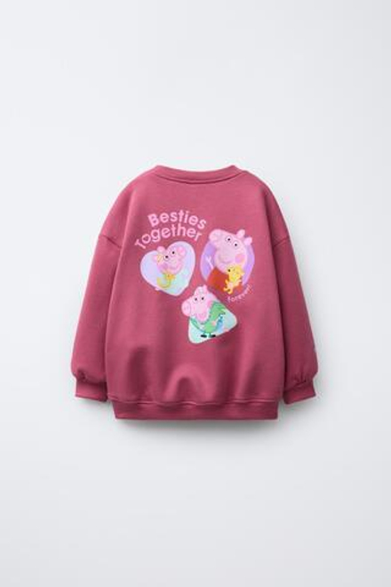 ZARA ТОЛСТОВКА PEPPA PIG ™, РОЗОВЫЙ