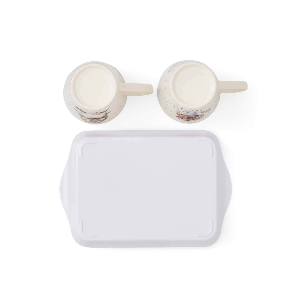 Royal Worcester Wrendale Designs Набор из 2 кружек 180 мл с подносом для диетических стартов