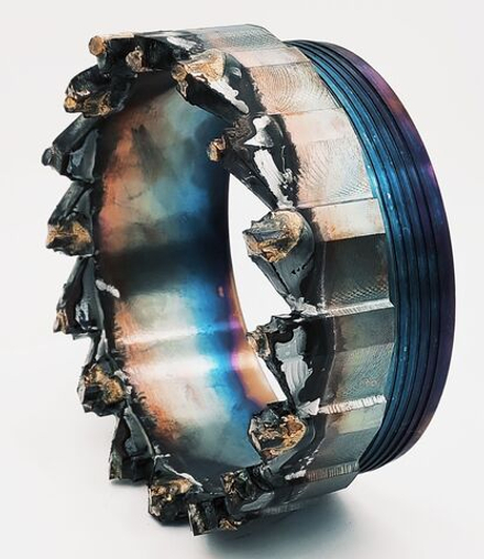 Коронка твердосплавная, усиленная КТ-10, D=(176), резьба (162)