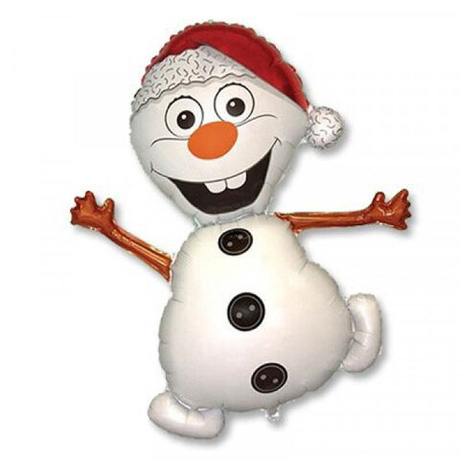 Снеговик веселый