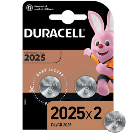 Батарейки Duracell литиевые CR2025-2BL