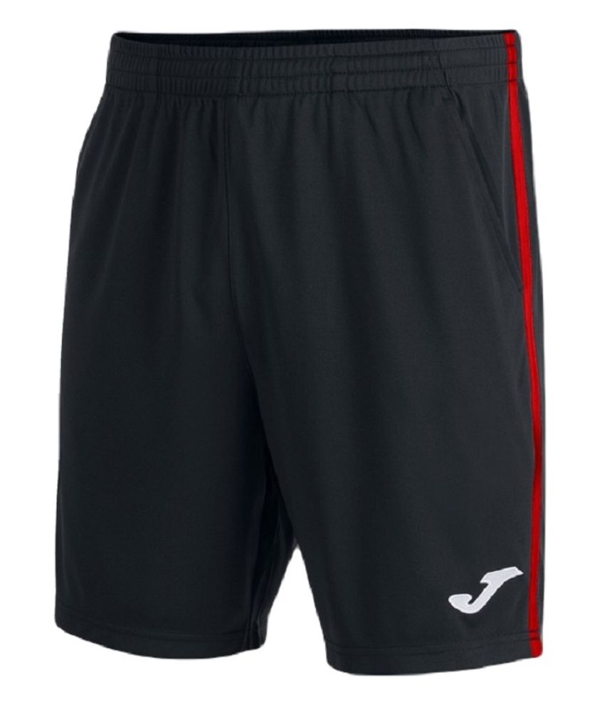 Мужские шорты теннисные Joma Open III Bermuda M - black/red