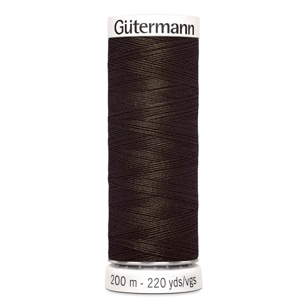 Нить Sew-All 200 м, Gutermann, 674 коричневый