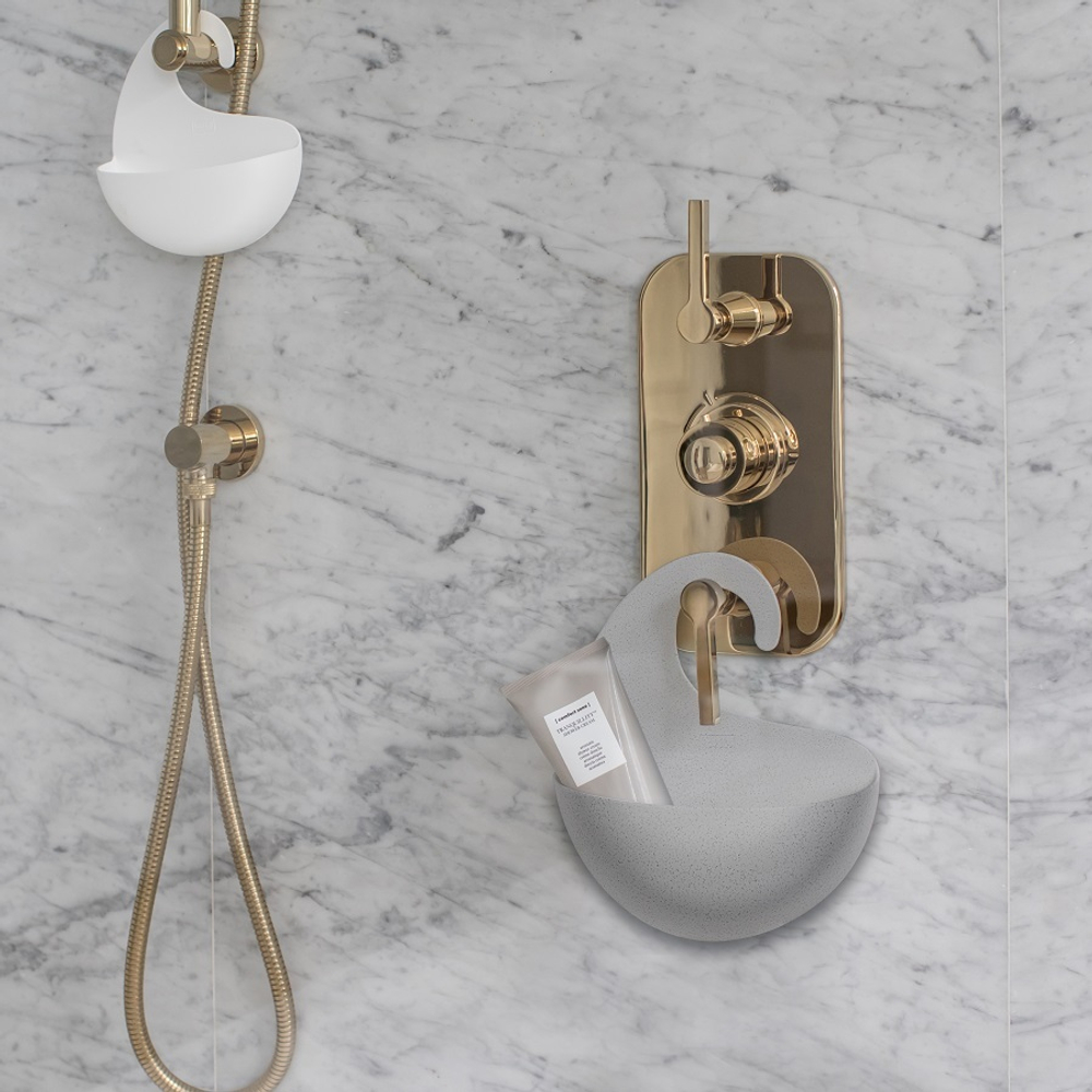 Органайзер для ванной SURF M Organic серый Koziol