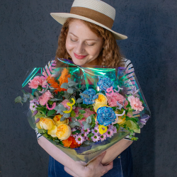 156. Милый забавный дофаминовый букет