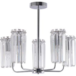 Люстра Rivoli   1063-305 5хЕ14 40 Вт хрусталь