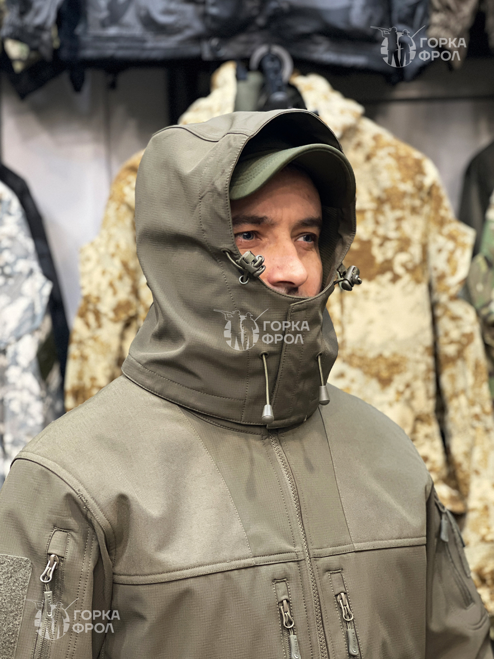 Куртка Gongtex Bolo Softshell, Олива