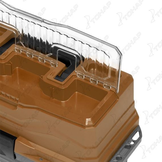 Ящик для снастей NISUS Tackle Box трехполочный золотой (N-TB-3-GO)