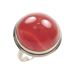 Кольцо "Мармелад" сердолик