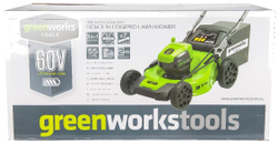 Газонокосилка аккумуляторная самоходная GREENWORKS GD60LM51SP 60В,51см,б/щ,без АКБ и ЗУ (2514307)