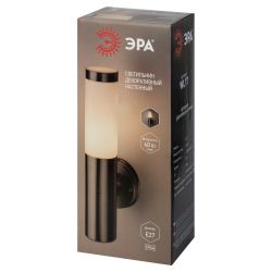 WL17 Подсветка ЭРА Декоративная подсветка E27 MAX40W IP44 хром/белый | Настенная подсветка