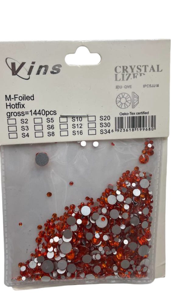 Набор страз разного размера №5