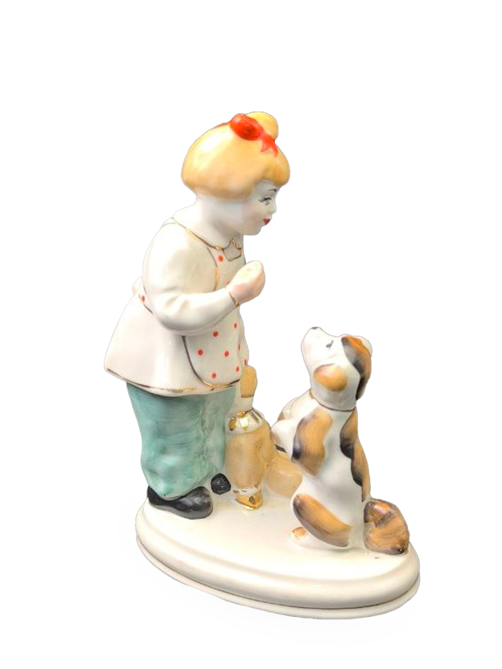 Фарфоровая статуэтка "А ну-ка отними!" (Полонне ЗХК)
