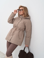 Парка женская демисезонная "Апрель" бежевый