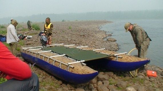 Надувной катамаран Валдай-6