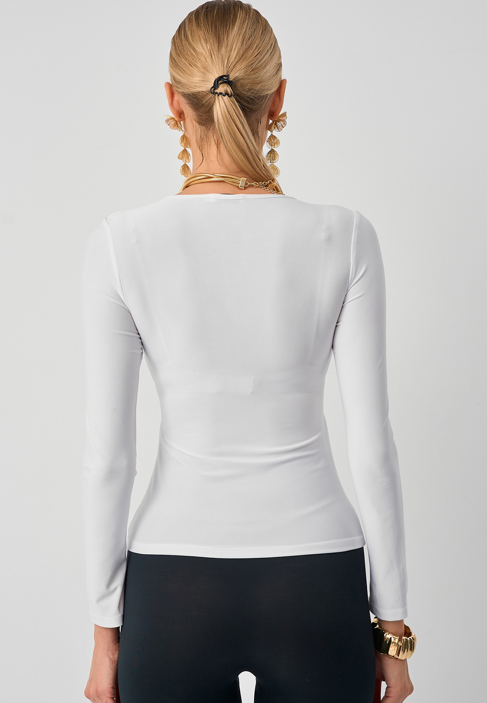 Блуза (Лонгслив) с деталью