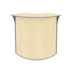 Riva Стойка угловая (радиусный элемент-ХДФ) А.РС-5 ХДФ Клен Металлик NEW 950*950*1150