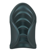 Серый сквозной мастурбатор с вибрацией Manwan Starter (Цвет: серый)