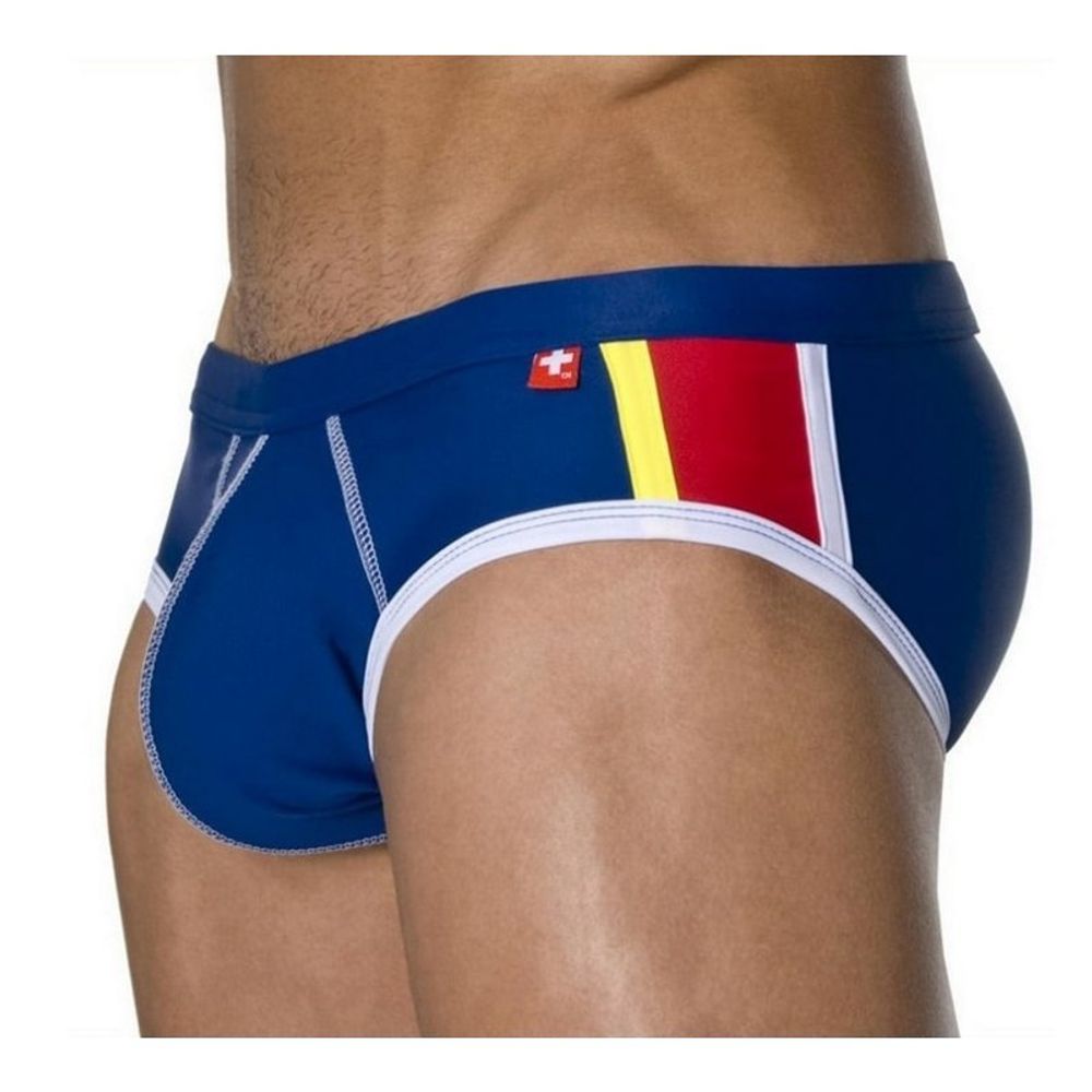 Мужские плавки брифы синие Andrew Christian Swim Brief