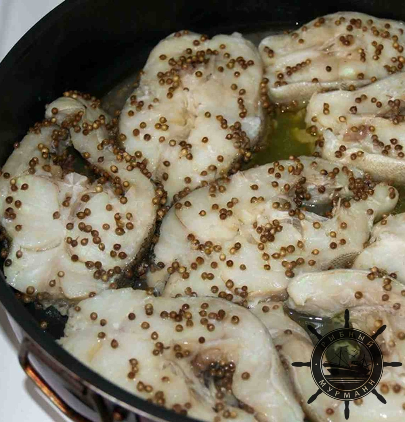 Треска запеченная с кориандром от Рыбного Мурманна